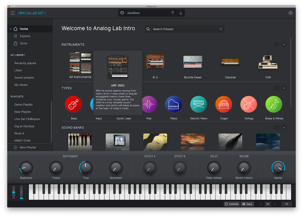 Arturia Analog Lab Intro